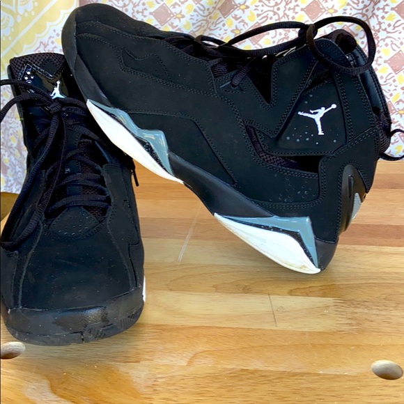 Jordan’s size 12, black, grey, and white - Picture 1 of 3